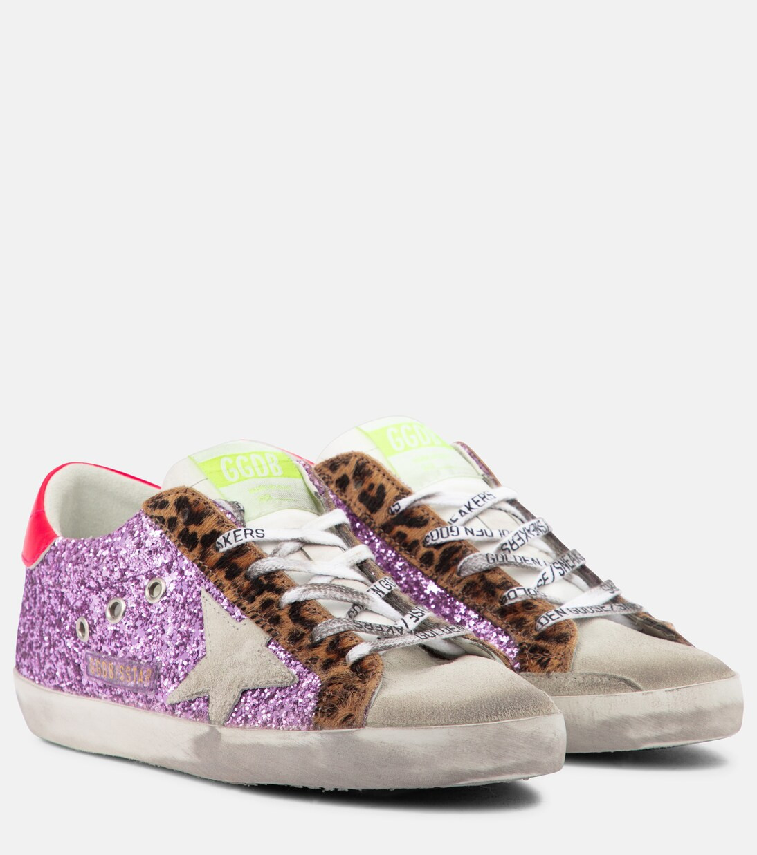 Super-Star embellished leather sneakers | Mytheresa (US/CA)