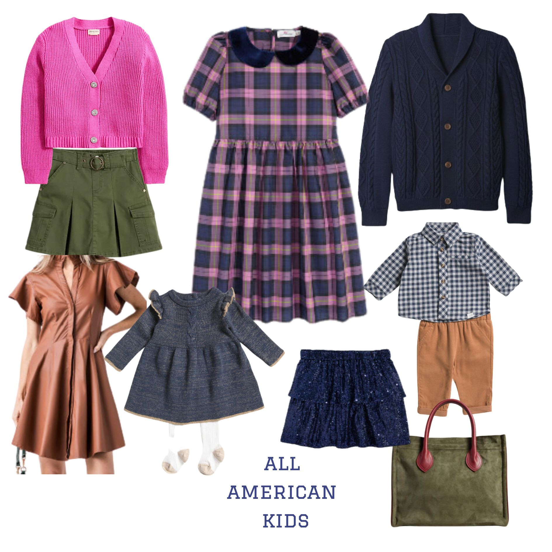 Holiday Gatherings in Classic Neutrals & Pops of Color✨ From timeless plaid dresses to cozy cardigans and chic skirts, these looks are ready for every family occasion this season. Perfect for mixing textures, layering up, and staying stylishly warm! 🎄🍂 #HolidayStyle #FamilyFashion #ClassicKids #AllAmericanKids #LTKHoliday #LTKKids #WinterWardrobe #FestiveLooks #FamilyPhotos #KidsFashion 

 #LTKCyberWeek #LTKHoliday #LTKFamily