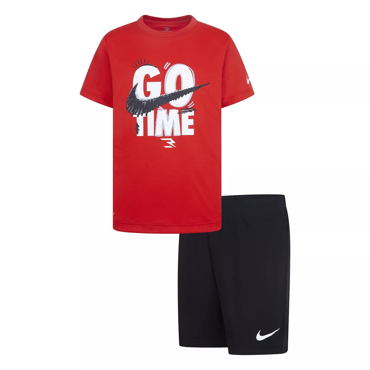 Boys 8-20 Nike 3BRAND by Russell Wilson "Go Time" Dri-FIT T-shirt and Athletic Shorts Set | Kohl's