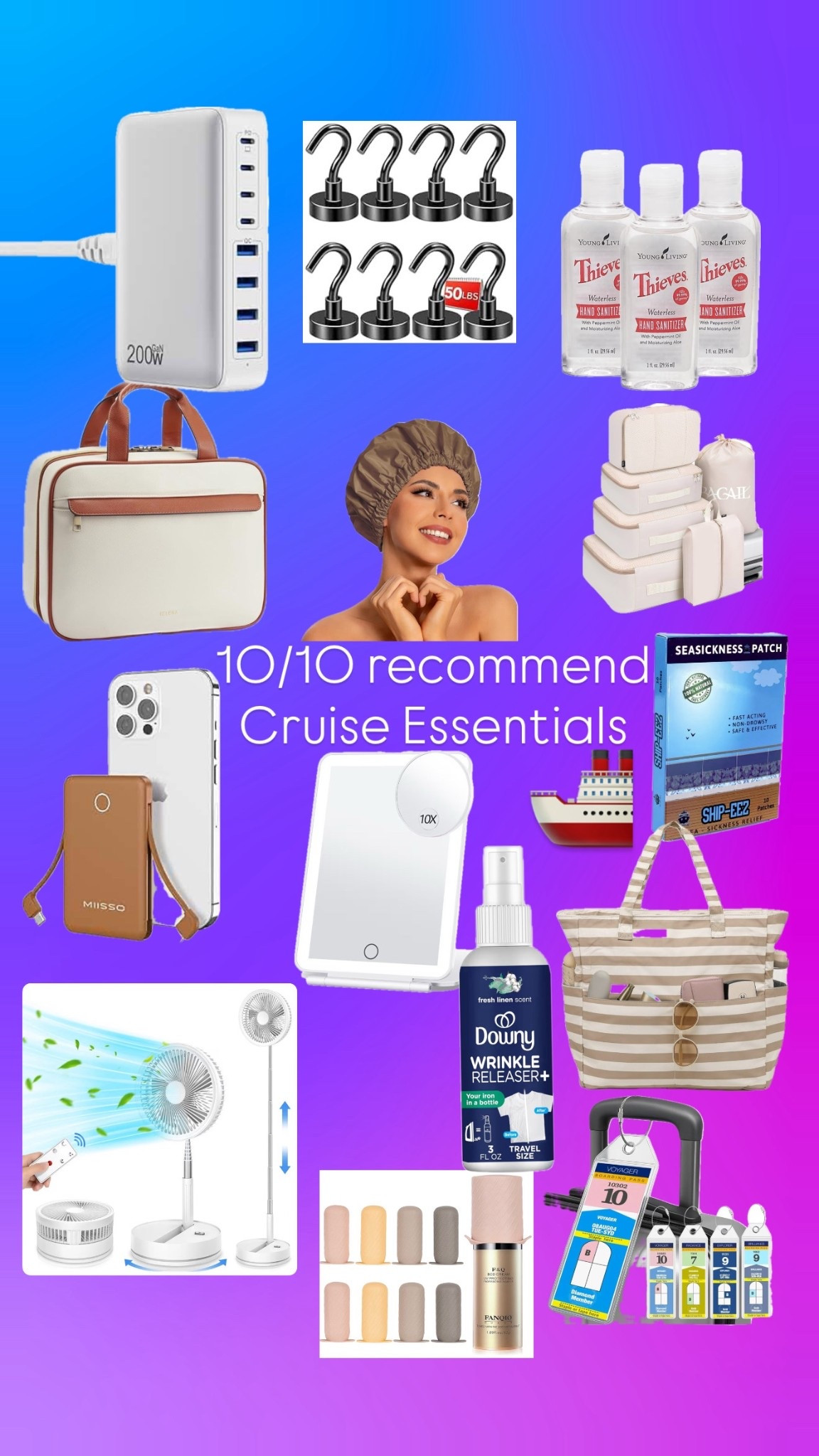 My 10/10 recommendations for Cruise Essentials. 

#LTKFindsUnder100 #LTKFindsUnder50 #LTKTravel
