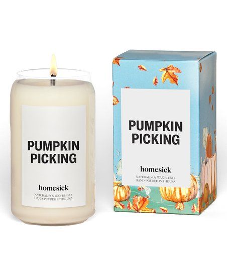 White 'Pumpkin Picking' 2020 Candle | Zulily