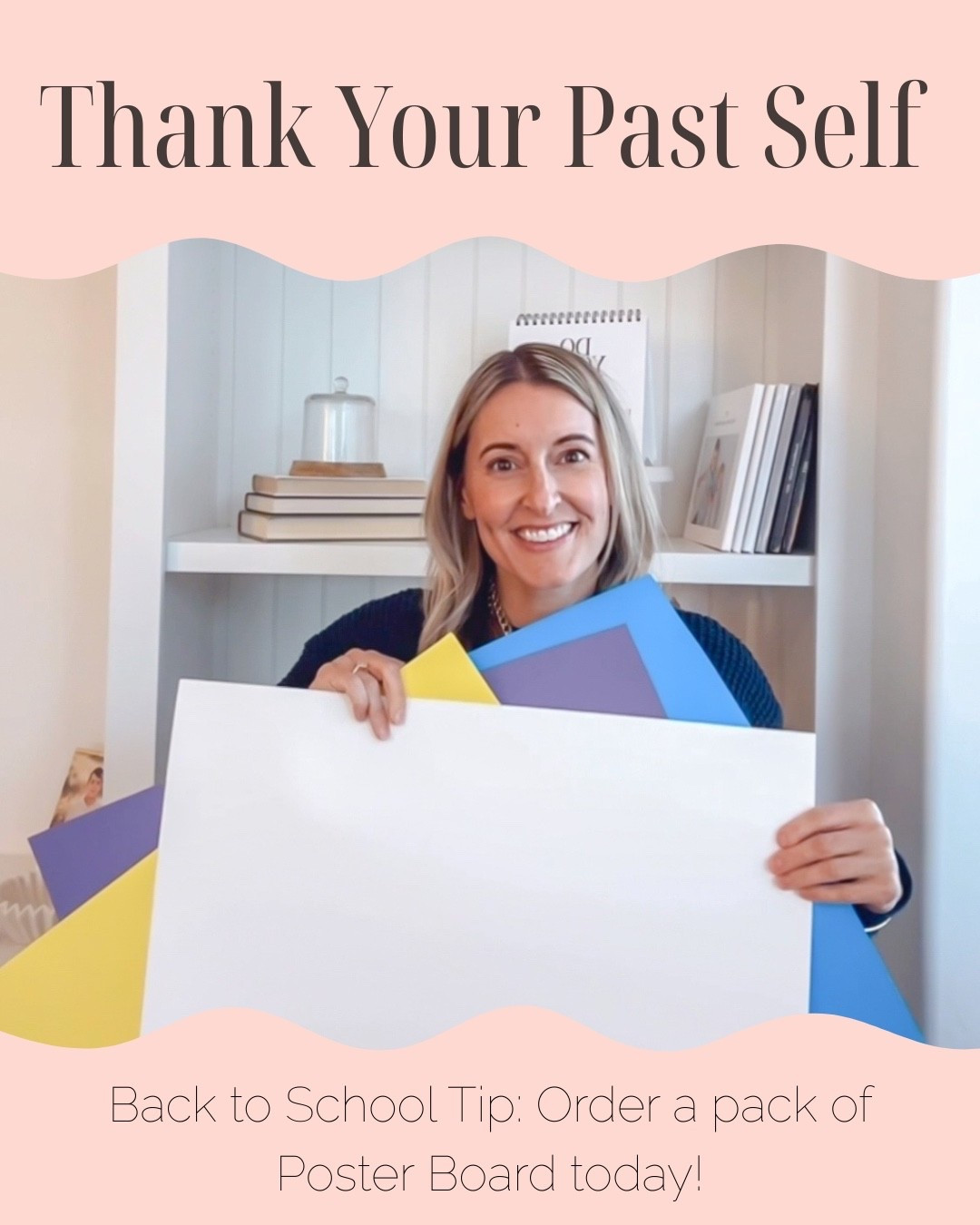 Thank Your Past Self 💌
Back-to-School Hack: Add a pack of poster board to your next grocery pickup.

Future you will love having it on hand for last-minute book reports, class projects, surprise assignments, or even a giant “We ❤️ You” card for a favorite teacher. One small, simple thing now = one less “Mom, we need this TONIGHT!” later. 

#LTKHome #LTKKids #LTKFamily