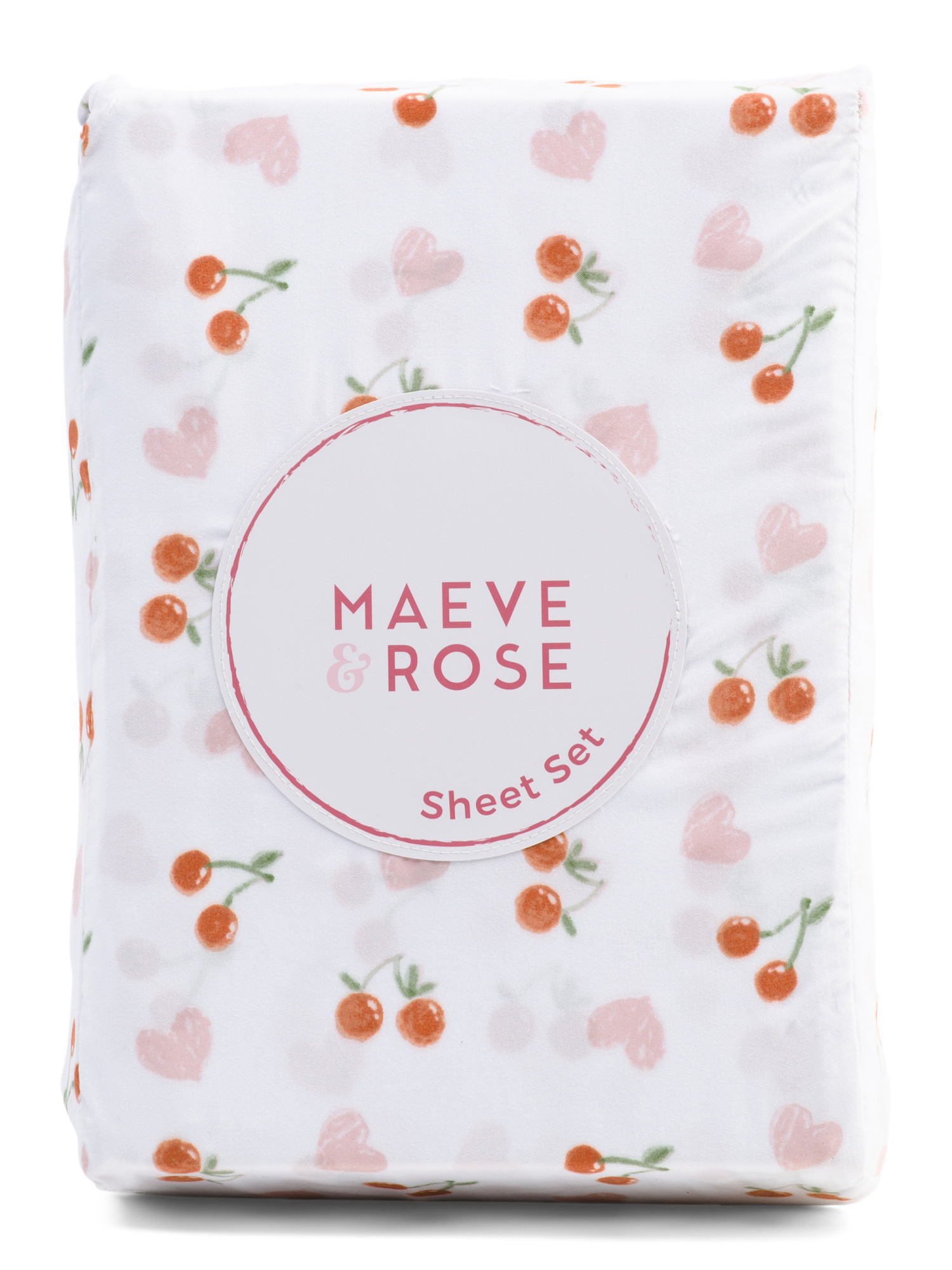 4pc My Cherry Heart Sheet Set | Bed & Bath | Marshalls | Marshalls