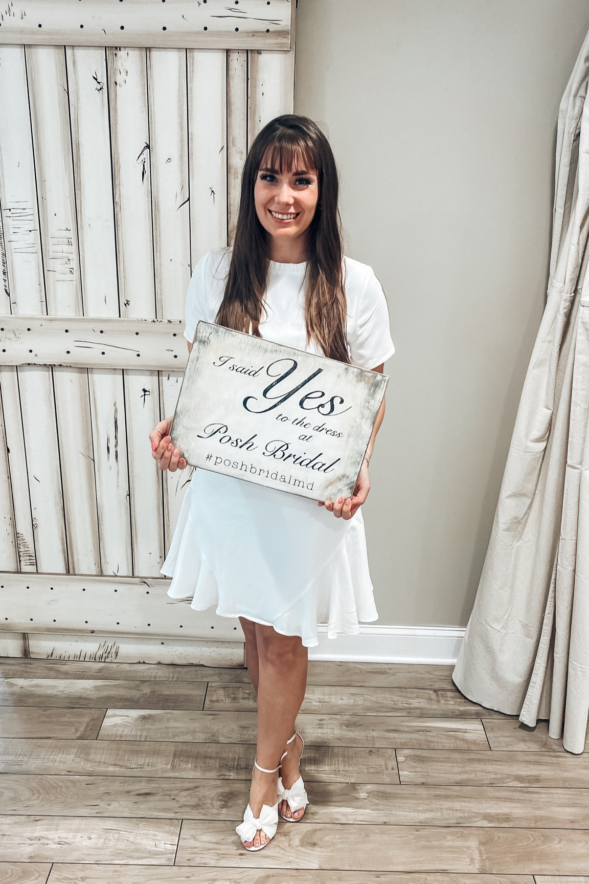 Bridal shower dress
White dress
Bride to be
Little white dress
LWD

Dress fits tts shoes size up half size

#LTKshoecrush #LTKsalealert #LTKwedding