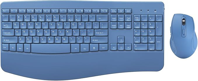 PEIOUS Wireless Keyboard and Mouse - Ergonomic Keyboard and Mouse Combo Full Size Keyboard Cordle... | Amazon (US)