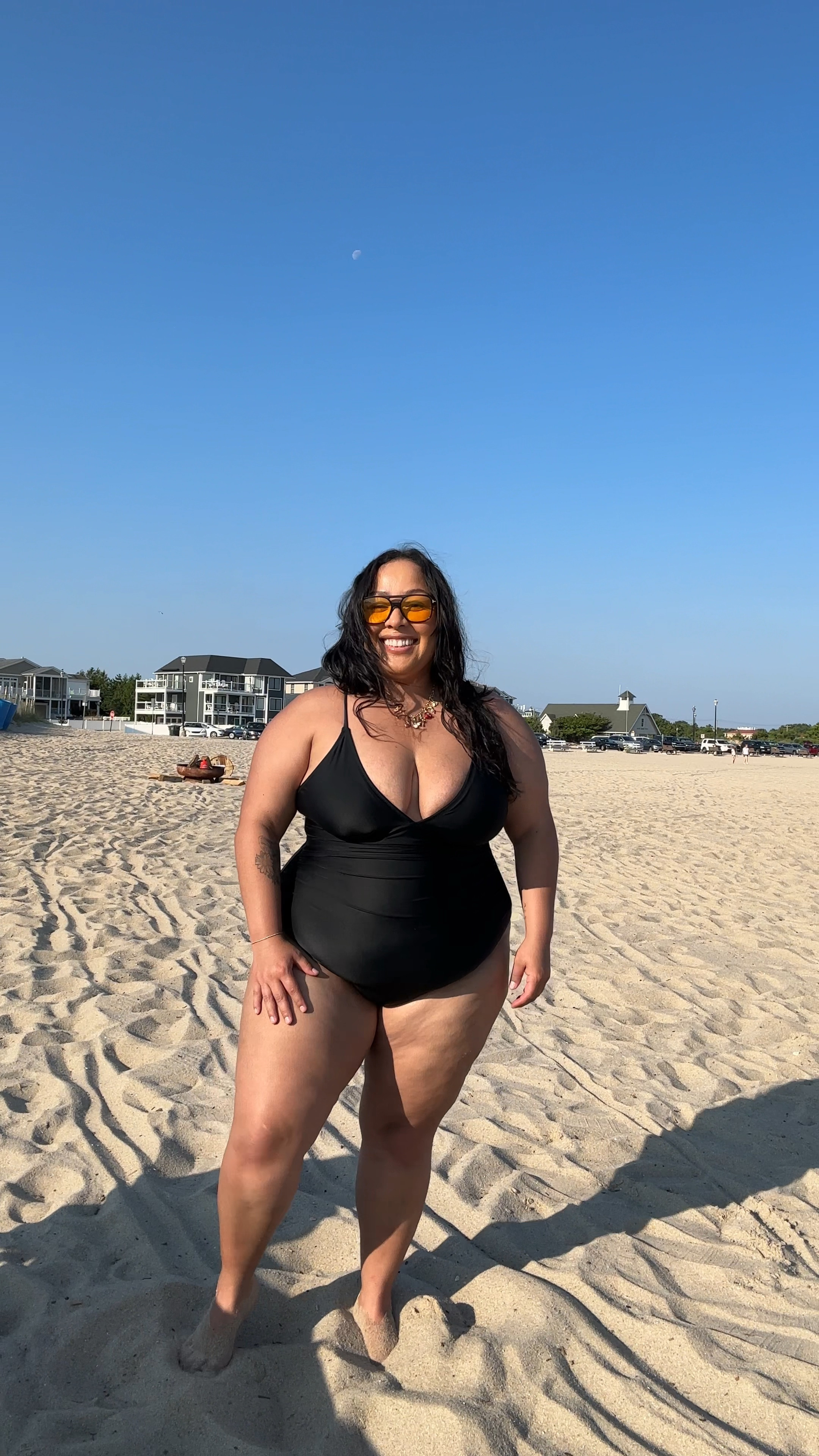 What I wore to the beach as a plus size girl, all from amazon! 

Wearing size xxl in bathing suit, it also has TUMMY CONTROL

#LTKVideo #LTKPlusSize #LTKSwim