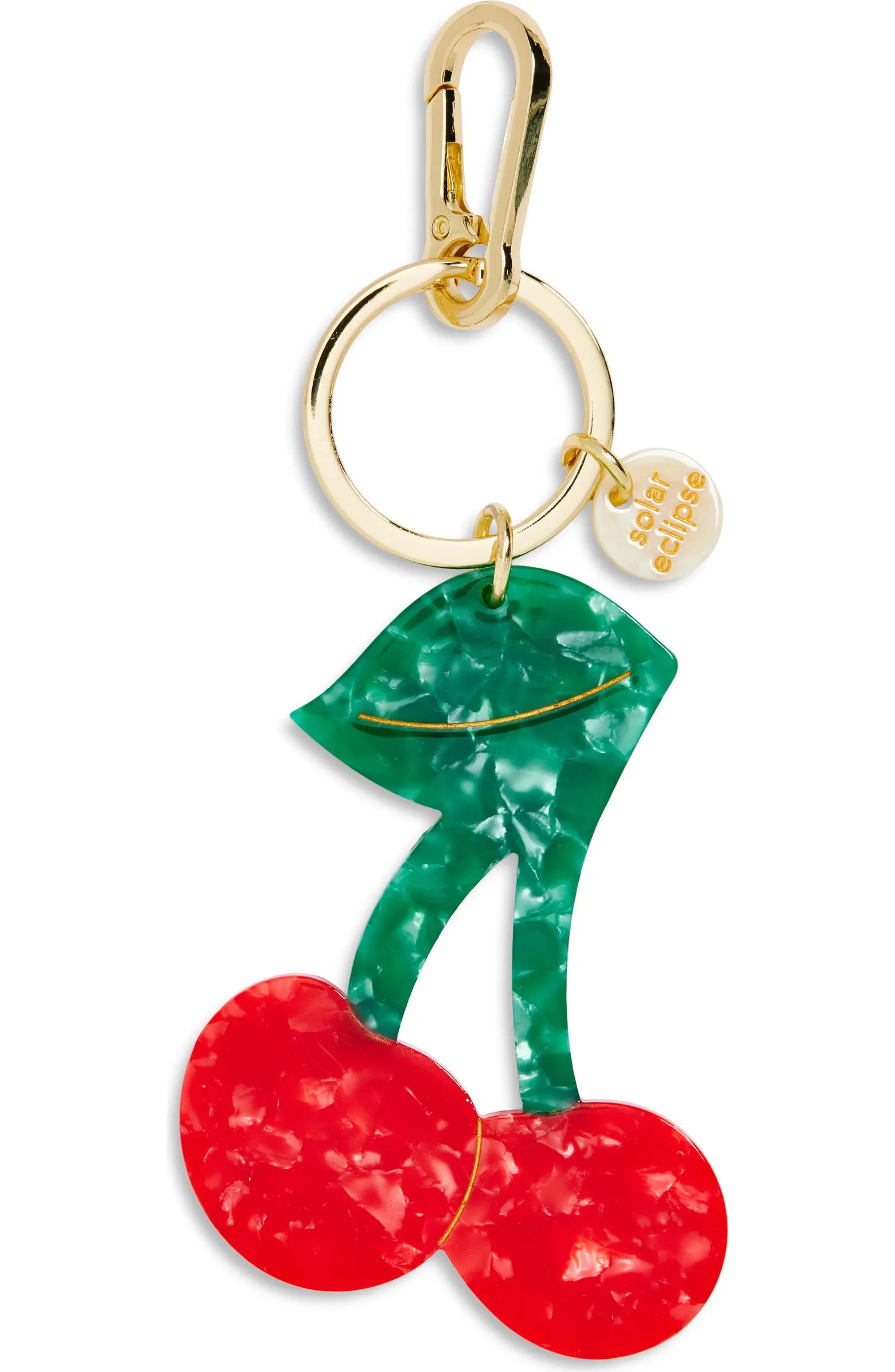 Hand Painted Cherry Key Chain Bag Charm | Nordstrom