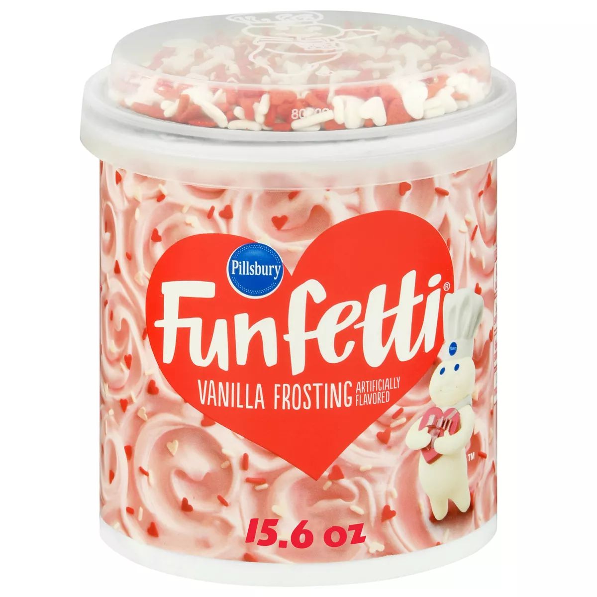 Pillsbury Valentine's Funfetti Frosting - 15.6oz | Target