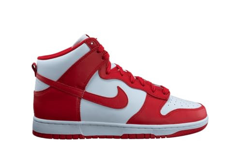 Nike Unisex's Dunk High Retro Shoes, White University Red, 11 | Amazon (US)