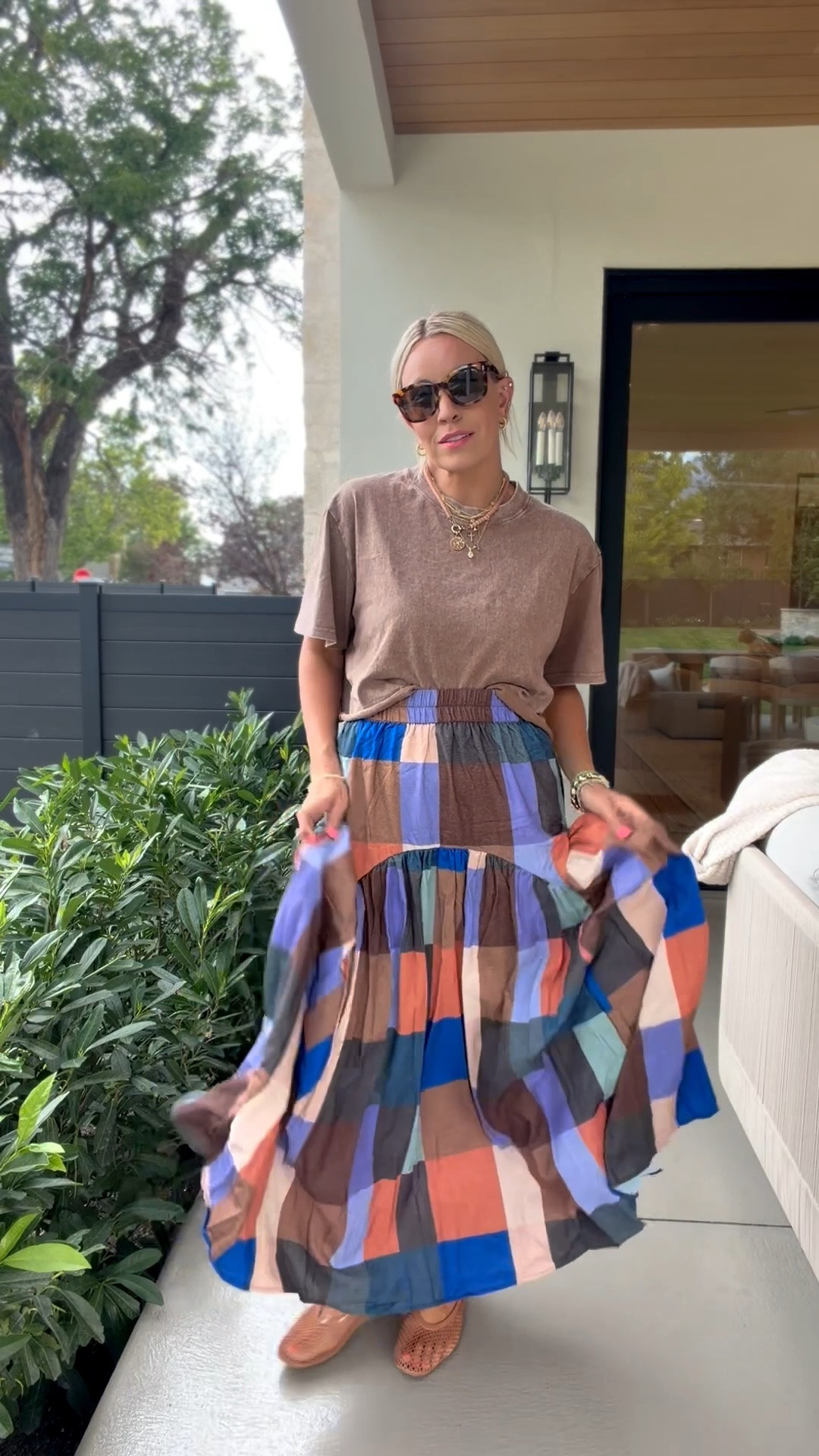 Here is that same skirt paired with a different top!

#LTKgrwm #LTKmomlife #LTKootd