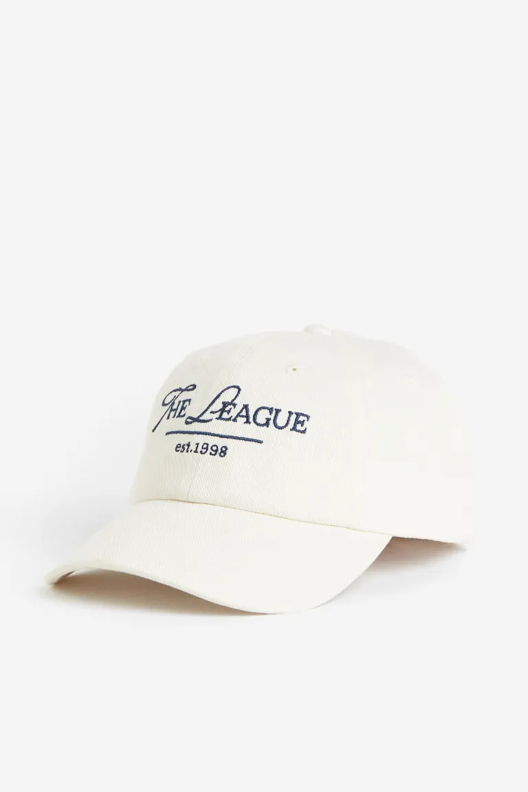 Twill Cap with Text Motif | H&M (US + CA)