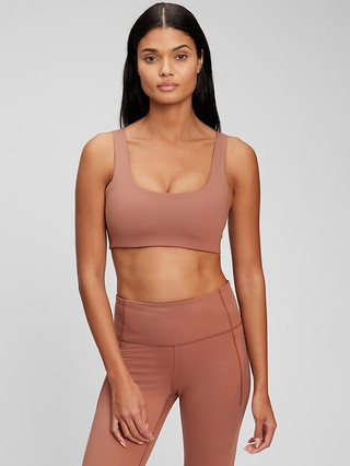 GapFit Low Impact Power Recycled Scoopneck Sports Bra | Gap (US)