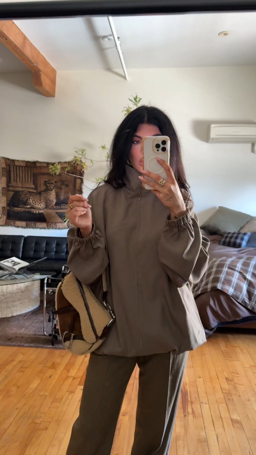 Funnel neck track suit jackets >>>

Casual outfit inspo, track suit, comfy elevated outfit

#LTKItBag #LTKootd #LTKStyleTip