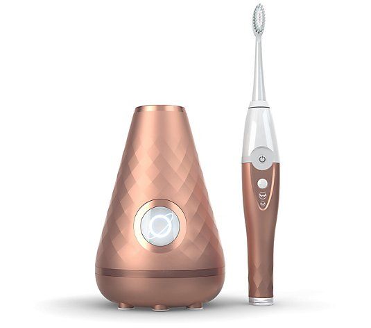 TAO Sonic Clean Toothbrush and Sanitizing Base Station Diamond Edition - QVC.com | QVC