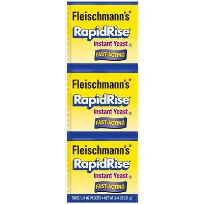 Fleischmann's RapidRise Yeast - 0.25oz/3ct | Target