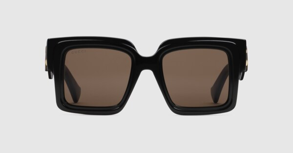 Oversized rectangular sunglasses | Gucci (UK)
