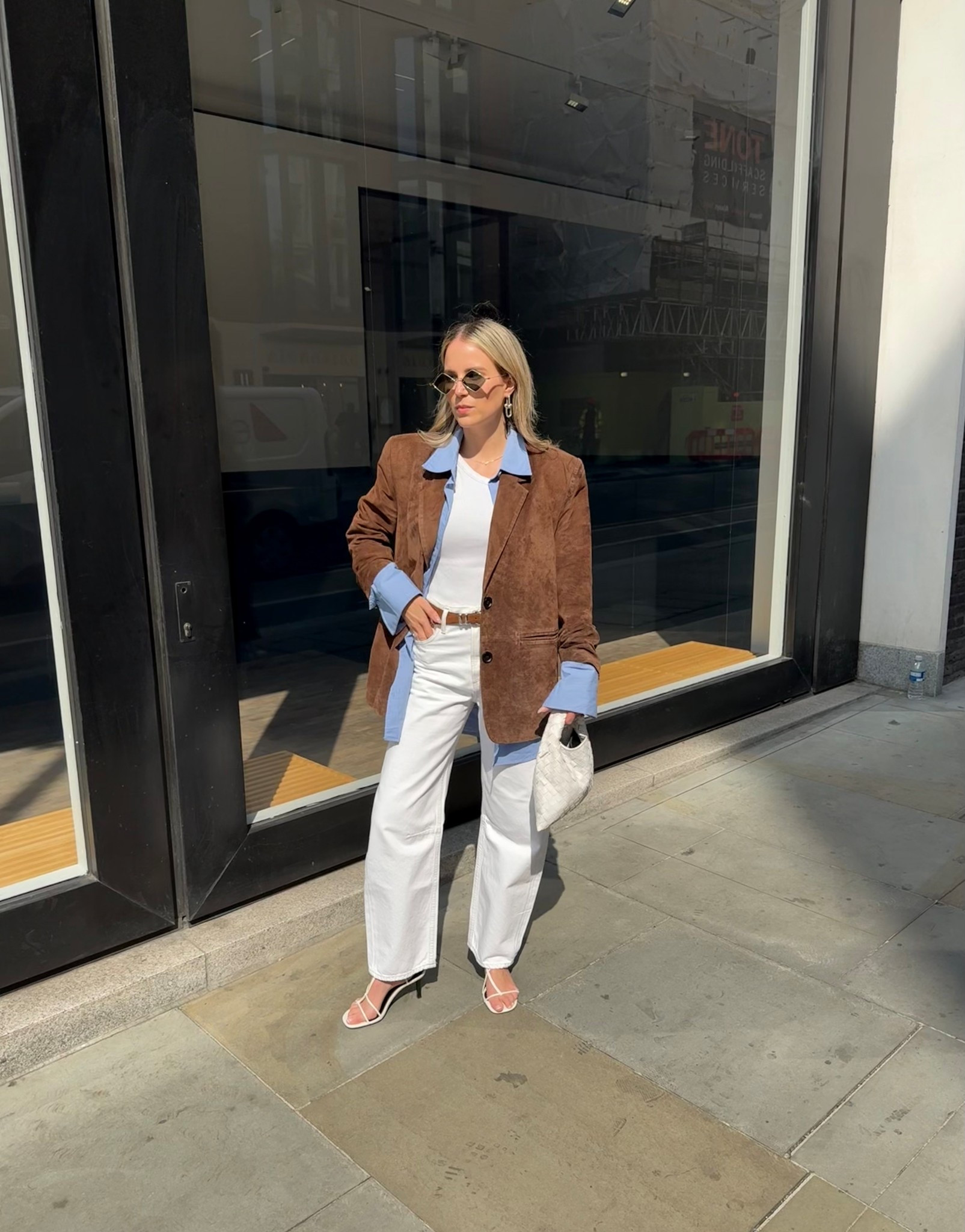 When London is shining we wear white denim

#LTKAprilSpotlight #LTKspring #LTKuk