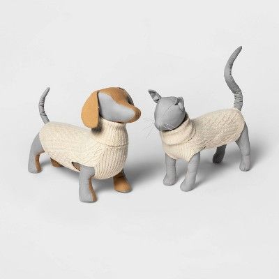 Turtleneck Cable Knit Dog and Cat Sweater - Cream - Boots & Barkley™ | Target