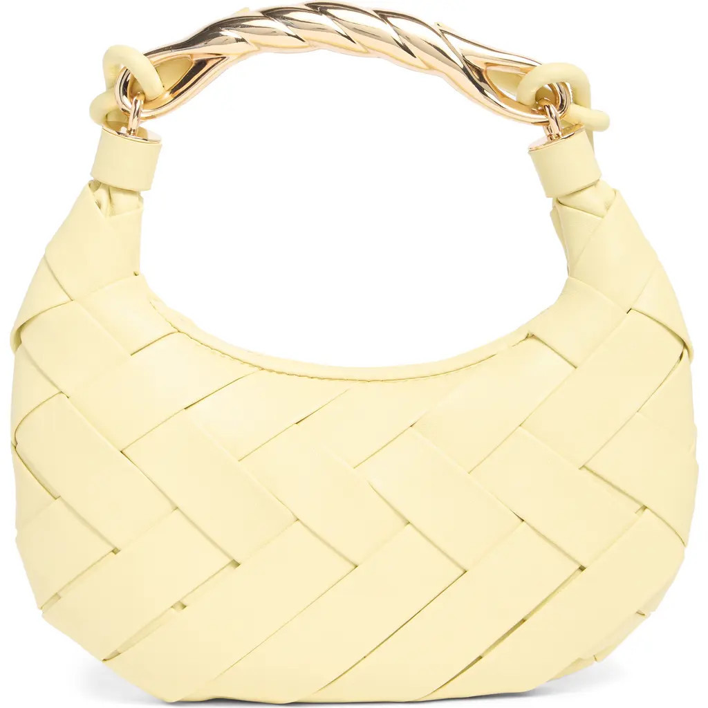 URBAN EXPRESSIONS HANDBAGS Woven Crossbody Bag in Lime Yellow at Nordstrom Rack | Nordstrom Rack