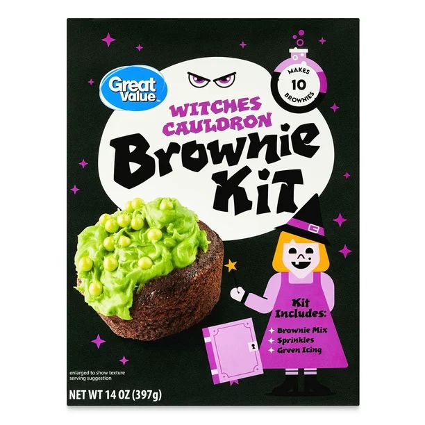 Great Value Witches Cauldron Brownie Kit, 14 oz | Walmart (US)