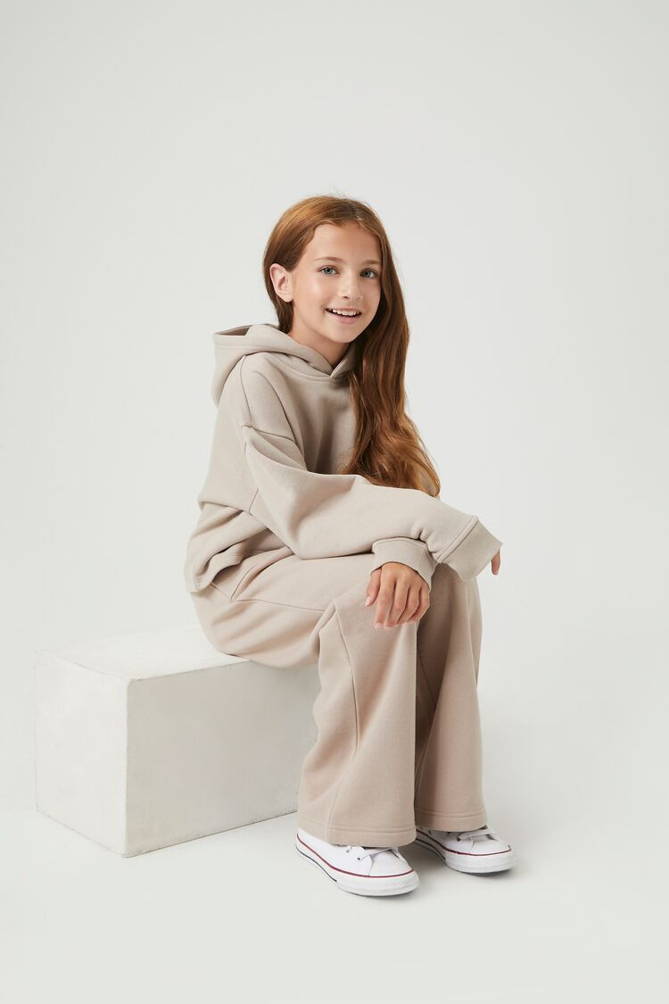 Girls Drop-Sleeve Hoodie (Kids) | Forever 21 | Forever 21 (US)