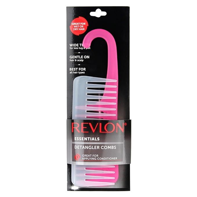 Revlon Essentials 2 Piece Tangle Free Comb Set | Amazon (US)