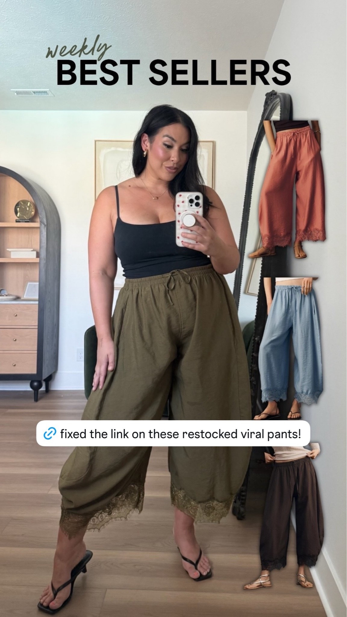 Obsessed with these pants! 
-
-
Midsize fashion, midsize style, summer outfits, casual chic, style, midsize casual style, summer style

#LTKootd #LTKSeasonal #LTKMidsize