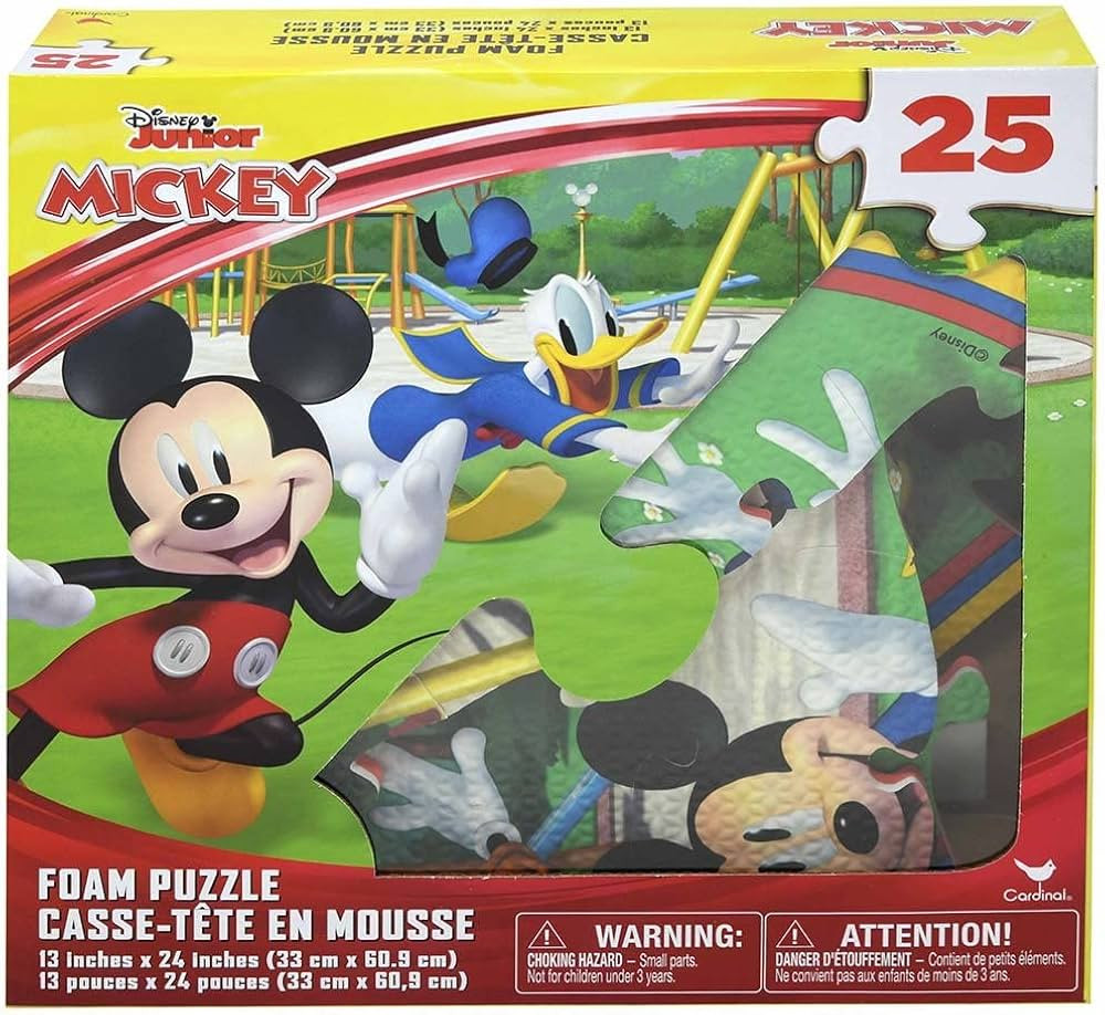 25 Piece Mickey Mouse Foam Puzzle | Amazon (US)