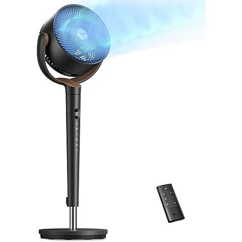 DREO Fan for Bedroom, 120°+120°Omni-directional Oscillating Fan, 90ft, DC Motor, 20 dB Quiet St... | Amazon (US)
