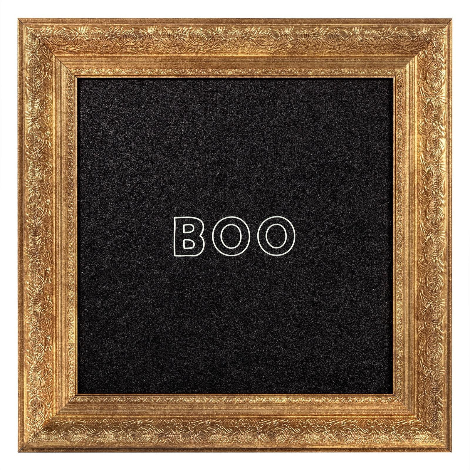 My Texas House Halloween Boo Gold Framed Art Print 12x12 Antique Paper - Walmart.com | Walmart (US)