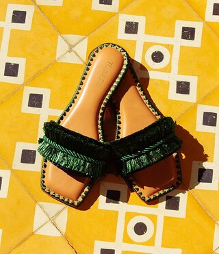 x The Nat Note Madruga Braided Raffia Flat Sandals | Dillard's