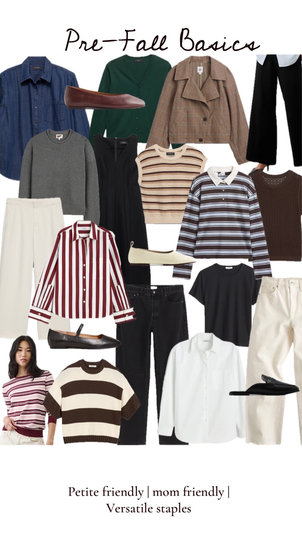 Pre fall basics that are warm weather friendly but also versatile staples: petite mom friendly. 

Sizes: 

I usually get 25 short in the jeans 
I wear smalls in tops

#LTKPetite #LTKSaleAlert #LTKmomlife