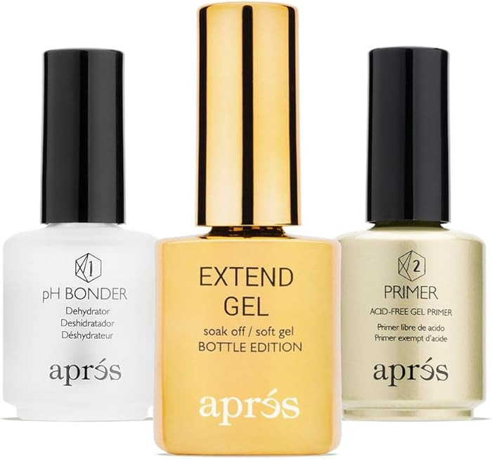 APRÉS Gel-X® Professional Nail Extension Bundle - Gold Bottle Extend Gel, pH Bonder, Non-Acidic... | Amazon (US)