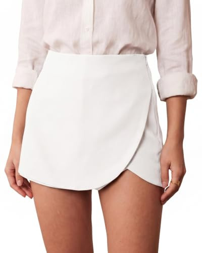 Dressy Shorts for Women High Waisted Wrap Skirt | Amazon (US)