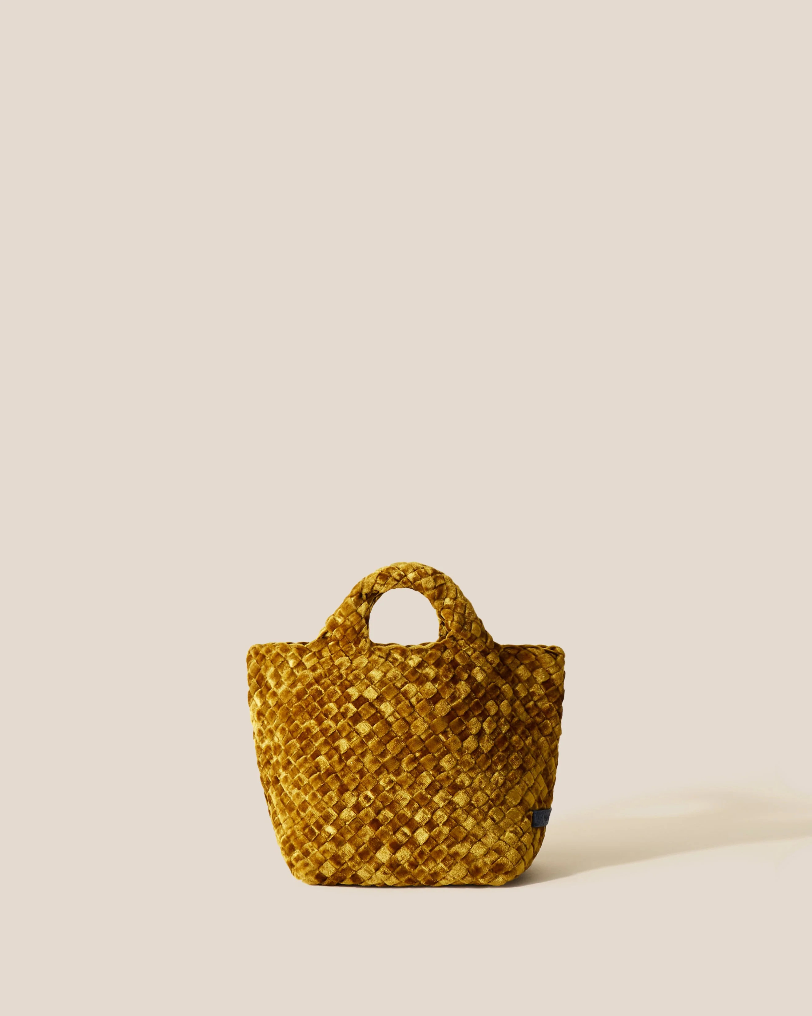 St. Barths Petit Tote Velvet | Honey | Naghedi