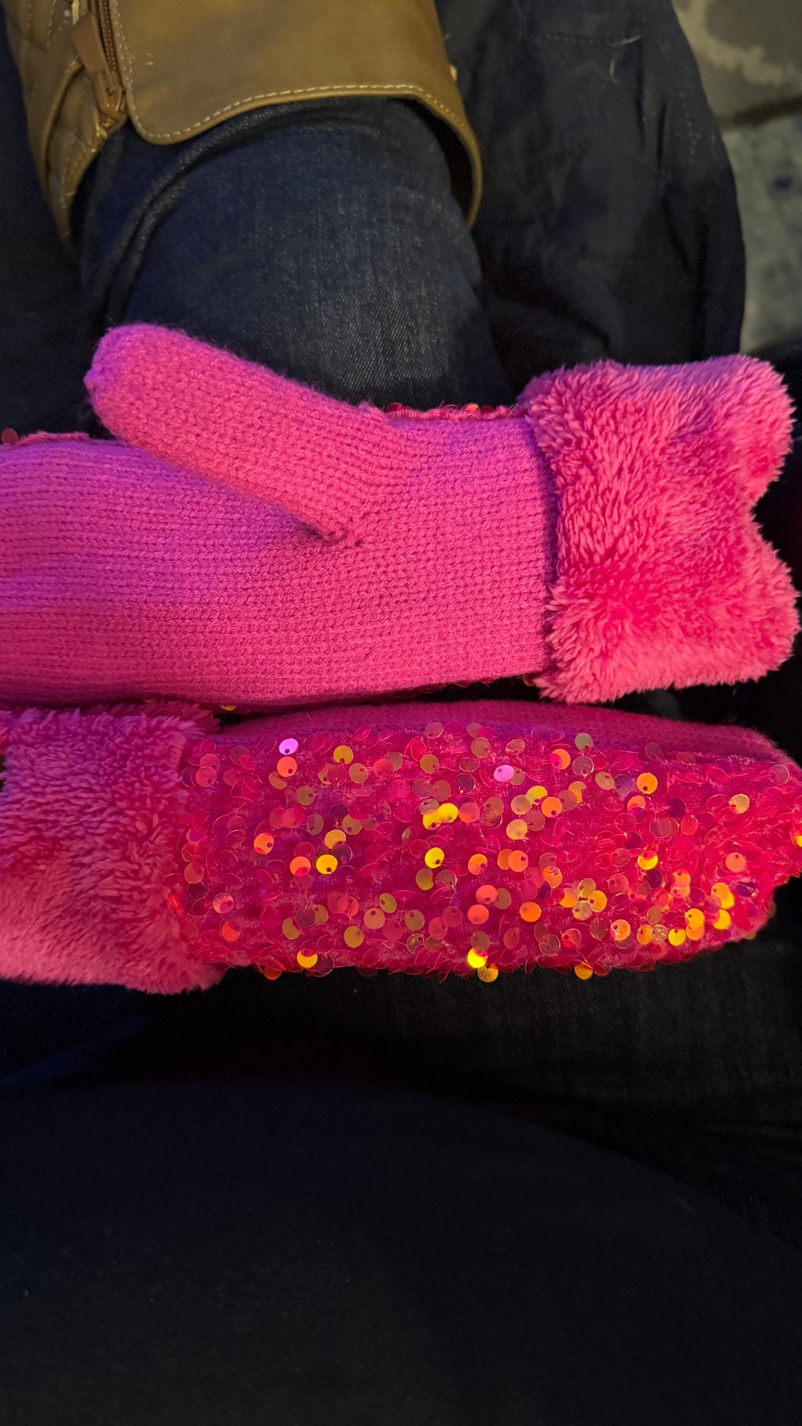 So I have the CC beanie that matches these these are absolutely comfy cozy. They have the same lining as the hat they are nice and warm and super sparkly. I’ve gotten a ton of compliments on the hat and the gloves.. Going back to get other colors.! 

#LTKSeasonal #LTKGiftGuide #LTKHoliday