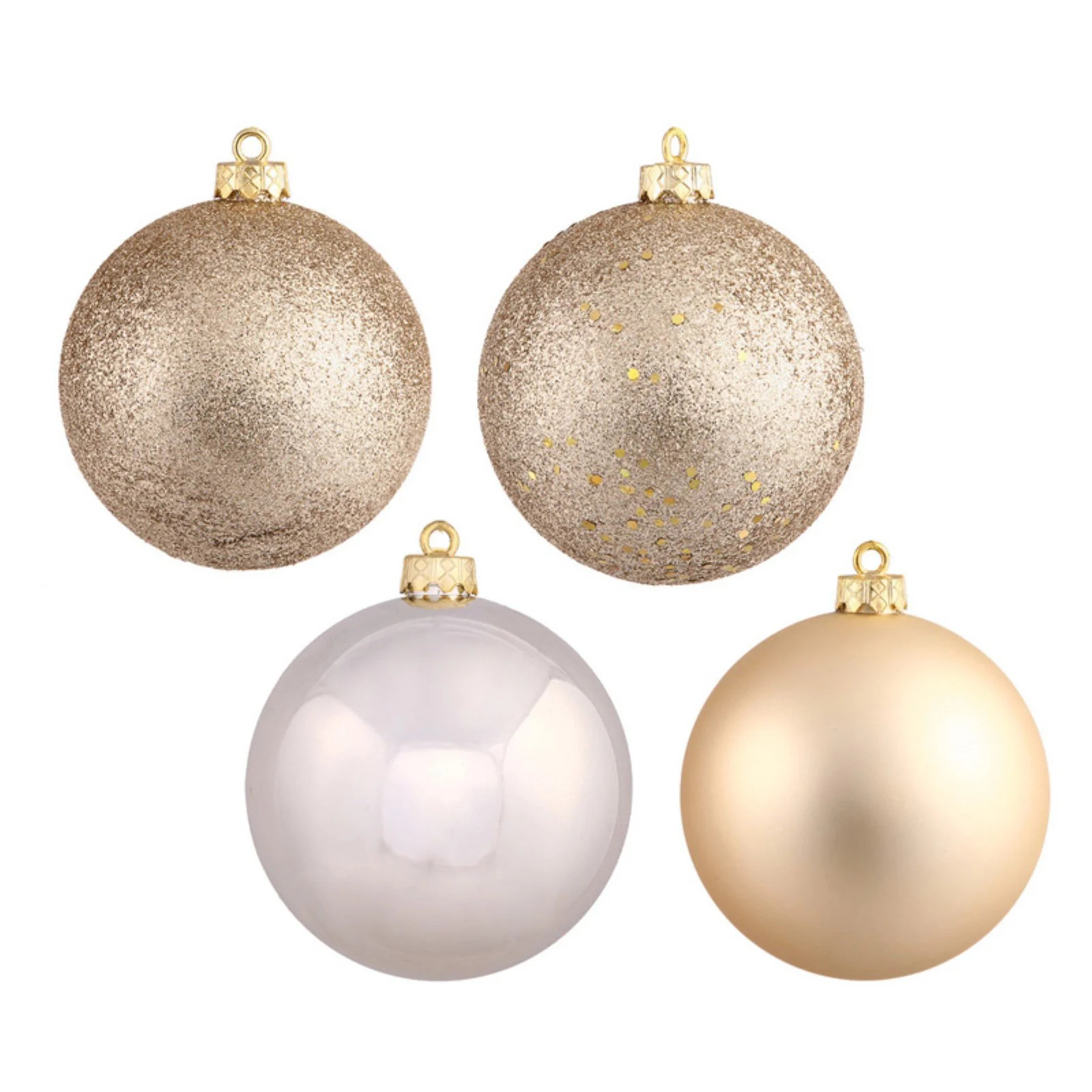 Vickerman 2.4 in. 4 Finish Ball Ornament - Set of 24 | Walmart (US)