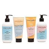 Evereden Luxury Baby Bath Gift Set, Baby Wash and Shampoo, Sunscreen, Baby Lotion, and Diaper Rash C | Amazon (US)
