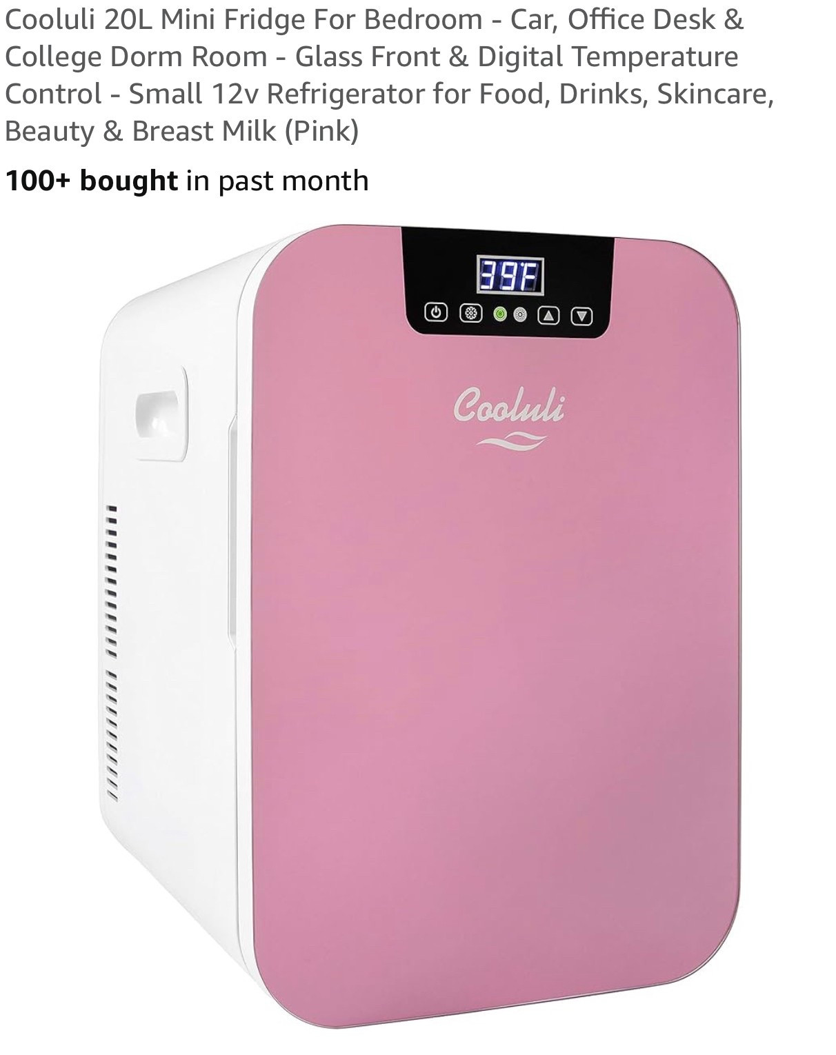 Mini Fridge For Bedroom - Car, Office Desk & College Dorm Room 

#LTKGiftGuide #LTKHome #LTKSaleAlert