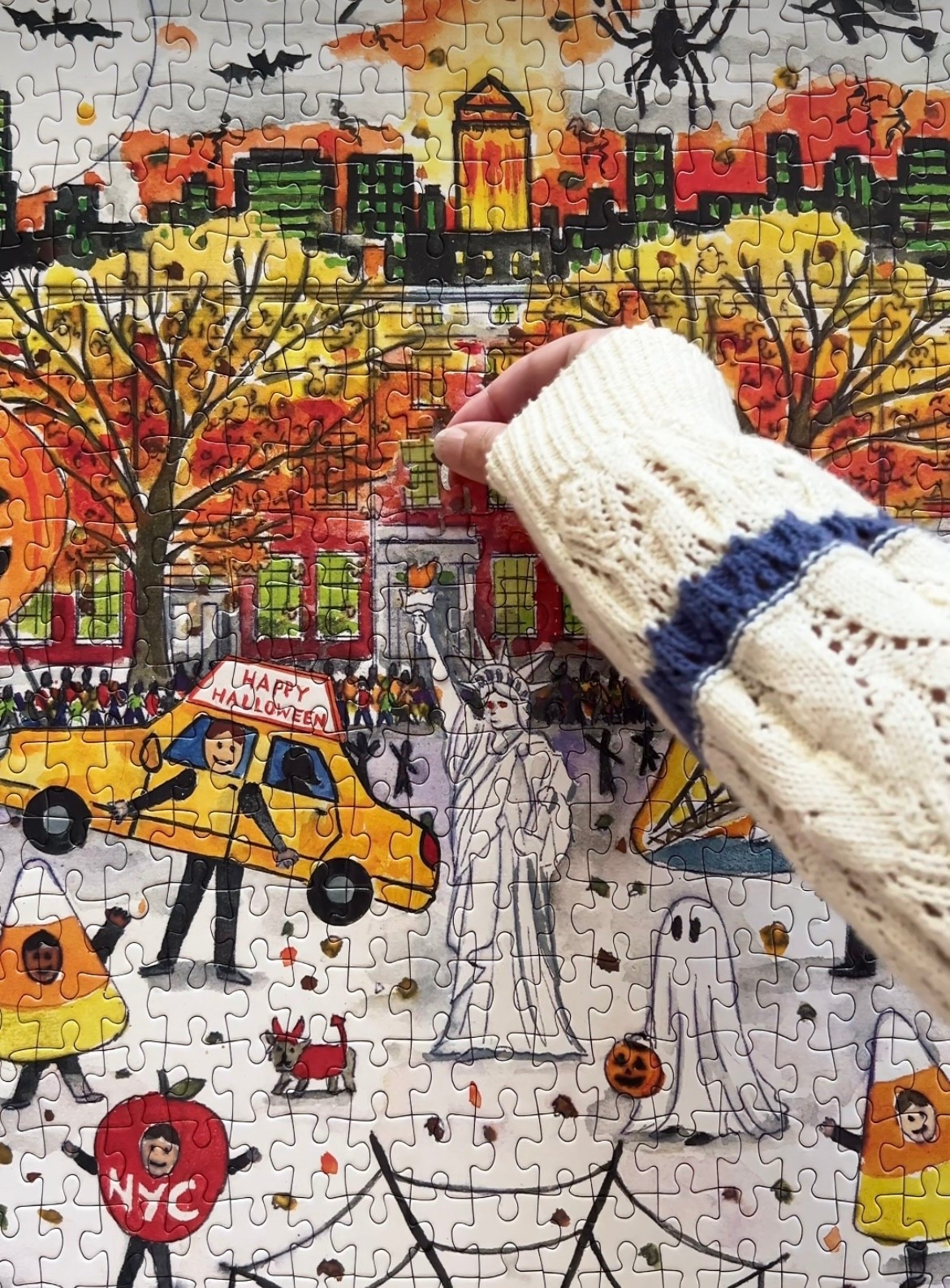 A Halloween themed puzzle hates to see me coming. 🧩🎃

#LTKFamily #LTKKids #LTKSeasonal