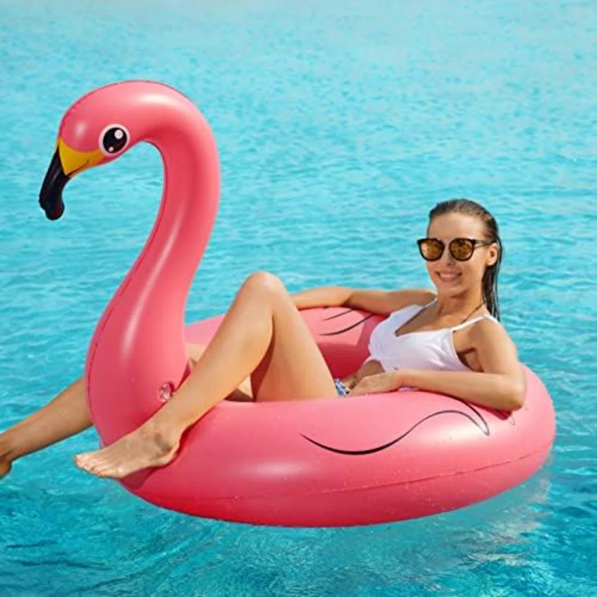Inflatable Unicorn Flamingo Pool Floats - 2 Pack Pool Floaties Inflatables Rafts For Swimming Poo... | Wayfair North America