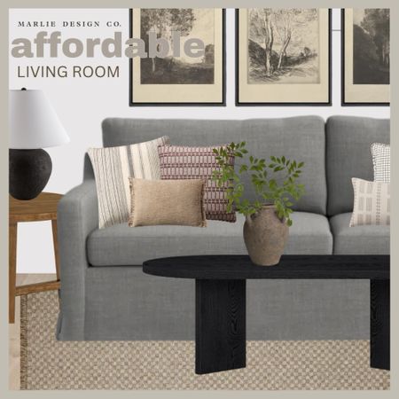 Affordable living room decor | amber interiors inspired | rustic | neutral | transitional | earth tones | rustic | coffee table | side table | home decor | loloi rug | indoor outdoor rug | neutral rug | affordable lamp | Amazon pillow covers | coordinating pillow covers | pillow cover combo | vase | faux stems | warm tones | art | behind the couch art | Wayfair | sofa | Amazon | Etsy | end table 

#LTKfindsunder50 #LTKhome #LTKfindsunder100