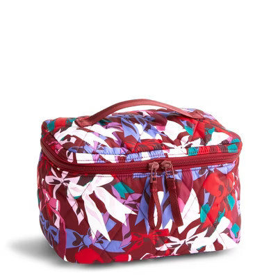 Vera Bradley Women's Outlet Ultralight Essential Large Brush Up Cosmetic Toiletry Bag Bow Show | Target