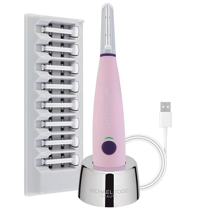 MICHAEL TODD BEAUTY - Sonicsmooth - Dermaplaning Tool - 2 in 1 Women’s Facial Exfoliation & Pea... | Amazon (US)