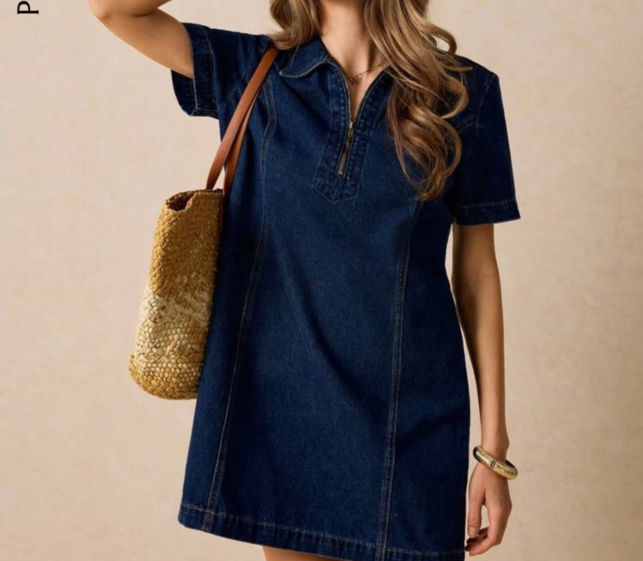 Denim dress 

#LTKStyleTip #LTKFindsUnder50