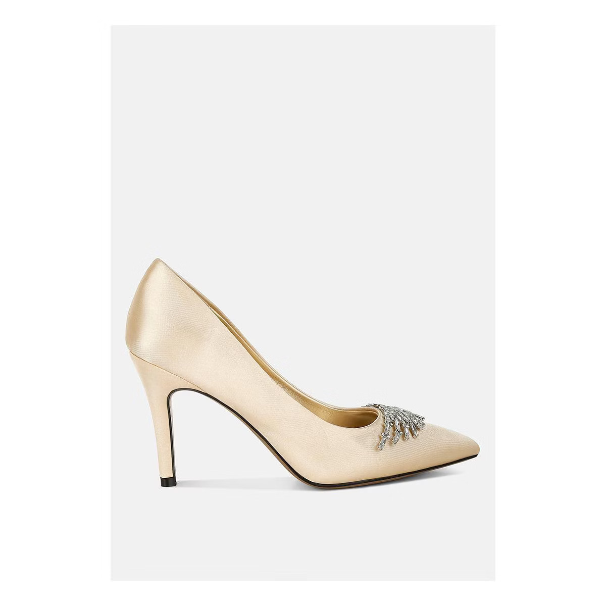 Rhodolia Diamante Brooch Detail Satin Pumps | Target