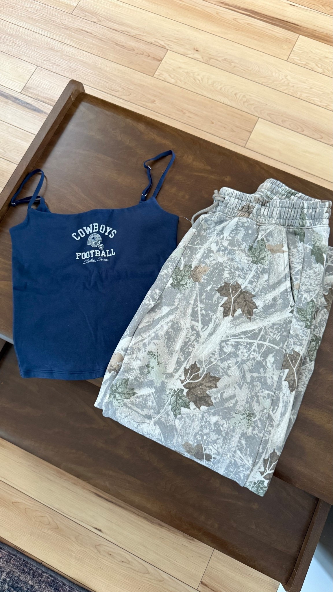 Game day vibes but make it comfy 🏈✨ Obsessed with this Cowboys tank + camo joggers combo for a laid-back weekend look. #LTKFallStyle #LTKfit #LTKunder50 #LTKsalealert #LTKSeasonal #LTKfinds #LTKstyleinspo #LTKootd #LTKactive #LTKcasual #momstyleblogger #fallathleisure #cowboystyle #gamedayoutfit #weekendfit

#LTKSeasonal #LTKFallSale #LTKFindsUnder100