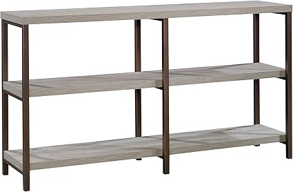 Sauder Manhattan Gate Console Table, L: 66.02" x W: 15.59" x H: 35.83", Mystic Oak Finish | Amazon (US)