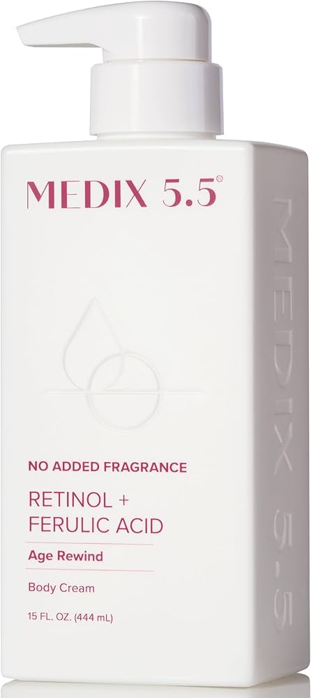 Medix 5.5 Fragrance Free Retinol Body Lotion Crepey Skin Care Treatment | Skin Firming Body & Fac... | Amazon (US)