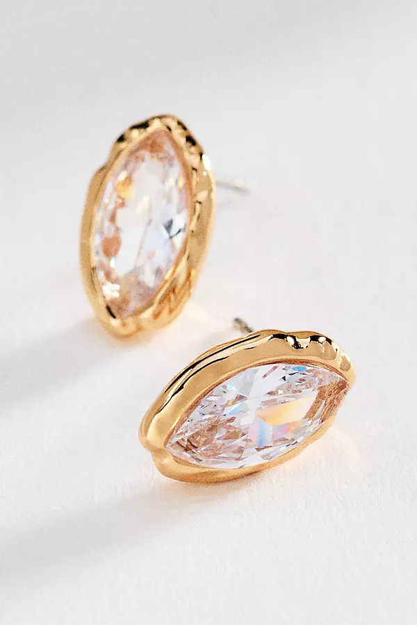 Crystal Luxe Mini Stud Earrings | Anthropologie (US)